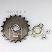 WEIYINGSI Motorcycle Front Engine Sprocket 420-18T 17MM, Dirt Bike Sprocket for 50cc 70cc 90cc 110cc 125cc Dirt Pit Bike Mini ATV 4 Wheeler Moped Go Kart Quads