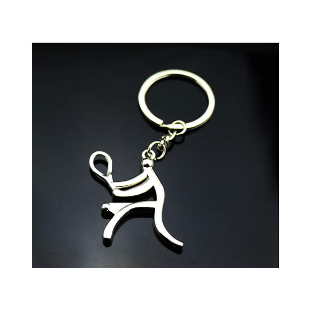 IKAAR Keyring Tennis Figure Keychain for Men and Women Gift