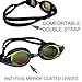 Sailfish Kids Swim Goggles - Anti Fog - Mirror Coating - Latex Free - UV Protection - Easy Adjustable Strap - Clear Vision - No Leak Design - Free Protective Case - for Kids and Early Teens