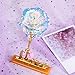 Youyouchard Gold Rose Rose Kit Colored Crystal Rose Led Light with Base, Rose Flower Dipped in Gold with Stand in Gift Box, Gift for Mother's Day,Valentine's Day(Rose)
