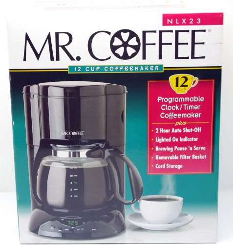 Mr. Coffee 12 Cup Coffeemaker NLX23 - Programmable Clock/Timer