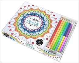 Vive Le Color: Peace (Adult Coloring Book And Pencils) (9781419722875)