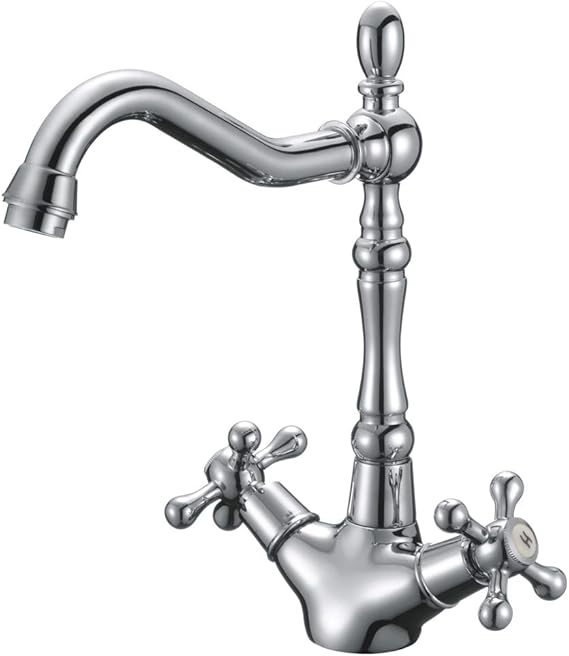 Nostalgie Retro Kuchen Zweigriff Armatur Chrom Schwenkbar Sanlingo Amazon De Kuche Haushalt