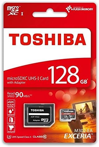 FunDisc 128GB Class-10 Micro SDXC Memory Card With SD Adapter For Go Pro Hero 4, Hero 5 and Hero Session Action Cams