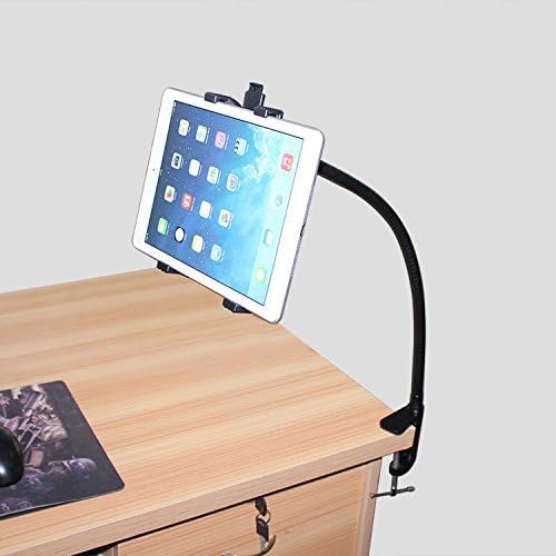 Gooseneck Seat Desk Bolt Clamp Mount Bracket Holder Ipad 2 3 Generation Tablet 7"-10" Pc Holder Samsung Galaxy Mount Smartphone Holder Htc Flyer Mount Pc Nexus Asus Transformer Holder Blackberry Playbook Lenovo Ideatab Holder Toshiba Thrive Acer Lconia Tab Holder Microsoft Surface Motorola Xoom Holder with 360 Degrees Easy-adjust