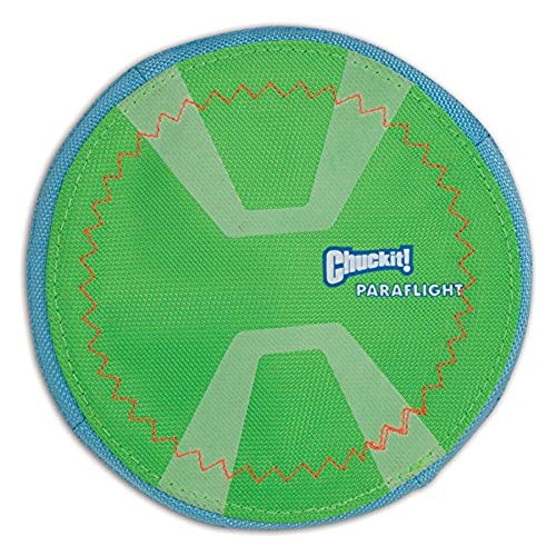 ChuckIt! Paraflight Flyer Dog Frisbee Toy Floats; Gentle On Dog's Teeth
