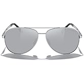 MERRY'S Aviator Sunglasses for Men Women - Polarized Driving Sun glasses Mirrored Lens UV 400 Protection 58 MM