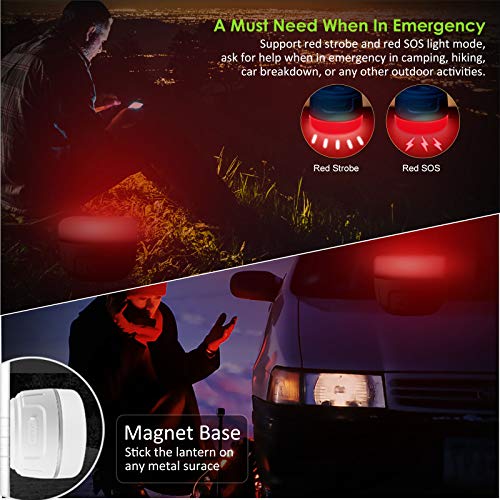 Sinvitron LED Camping Lantern Rechargeable,Camping Tent Lights with