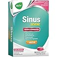 AXIV Sinus Severe + Mucus Relief, Non-Drowsy, Loosens Mucus, Maximum Strength Relief of Pain, Pressure, Congestion, & Headache Relief, 24 Softgels.