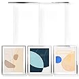 Umbra Exhibit 8x10, Lrg 3 Opening, Chrome, Set of 3