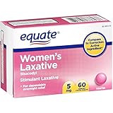 Equate - Women's Laxative Tablets, Bisacodyl 5 Mg (Compare To Correctol), 60-Count