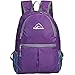Travel Backpack, Hiking Daypack 30l, Hopsooken Ultra Lightweight Waterproof Climbing Camping Backpack, Outdoor Cycling Bag Running Water Resistant Small Daypack(purple)
