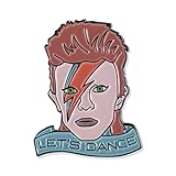 David Bowie Let's Dance Tribute Enamel Lapel Pin- 1 Pin