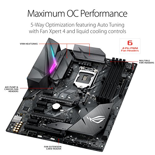 ASUS ROG STRIX Z370-F GAMING LGA1151 DDR4 DP HDMI DVI M.2 Z370 ATX