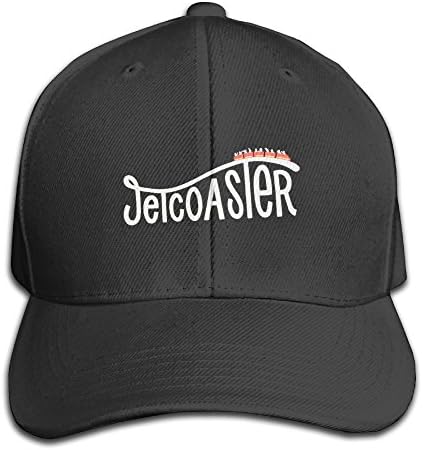 Mens Or Youth Hats Jetcoaster Japanese Black Flat Brim Snapbacks Cap
