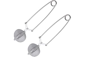 DIYEAH 2-Pack Dusting Wand for Sugar Flour Sifter - Stainless Steel Handheld Powder Shaker Dispenser with Fine Mesh Sieve - P