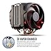 Cooler Master Air Maker 8 High-end CPU Air Cooler w/ 3D Vapor Chamber Base, 8 Heatpipes, Aluminum Fins, Dual Silencio FP 120mm Fans, Red