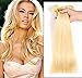 Wigsforyou@7A Russian Blonde Virgin Hair Weaves 1 Pc Lot Peruvian 613 Human Hair Straight Blonde Remy Hair Extensions 8-28inch Wholesale