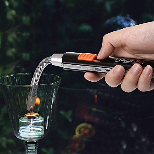 Lighter, TACKLIFE ELY02 Arc Lighter, More Comfortable Neck Length, Long