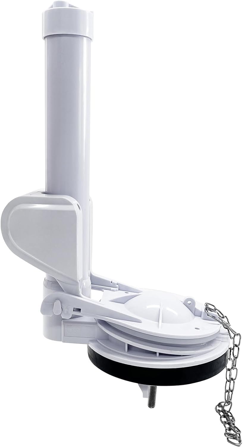 Photo 1 of 3-Inch One Piece Toilet Flush Valve Repair Kit, Universal Replacement with Flapper & Chain, Leak-Proof Silicone Seal, Easy Install, Compatible with TOTO/American Standard (Not for Two-Piece Toilets)