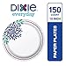 Dixie Large Paper Plates, 10 Inch, 150 Count, 2X Stronger, Microwave-Safe, Soak-Proof, Cut Resistant, Disposable Plates For Everyday Breakfast, Lunch, & Dinner Meals