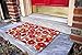 Entryways Poppies Non- Slip Coconut Fiber Doormat 17