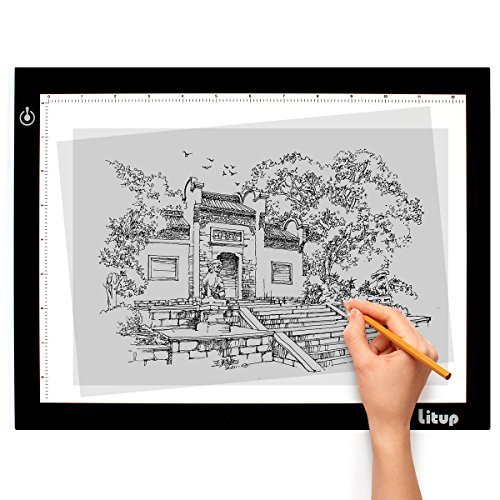 Litup Light Box Light Pad Inch A4 Size Tracing Light Box Drawing Light