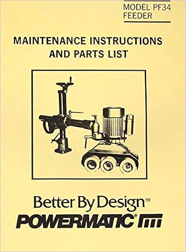 Powermatic Pf34 Power Feeder Operator Part Manual Misc Amazon