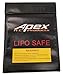 Jumbo Fire Resistant Lipo Battery Bag for Safe Charging & Storage - 230mm x 300mm - Apex RC Products #8080