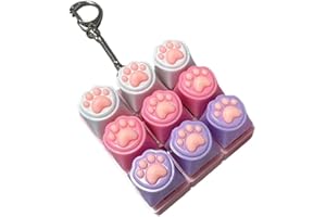 Silent Keyboard Fidget Toy, Keyboard Clicker Toys for Adults, Silent Keyboard-Fidget Clicker, Portable Mechanical Keychain Fi