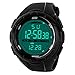 Gosasa Men's 3857548 Military Style Digital LCD Display Black Wrist Watch