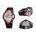 Cool Pasnew LED 100M Waterproof Digital Sport Watch for 5-15 Years Old Boys Girls Kids Students (Black)
