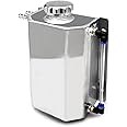 YIUIY Universal Coolant Overflow Tank 2l Aluminum Coolant Radiator Overflow Reservoir Expansion Tank Silver