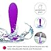 Vibrating Panties Wireless Remote Control Butterfly Vibrator, Wearable G Spot Vibrator for Women,Strong Rechargeable clitorals Stimulator,Panty Vibrator Sex Toy for Women and Couples (Purple)