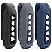 SKYLET Colorful Clip Holder Replacement for Fitbit One£¨No Tracker)(Black&Navy&Gray)