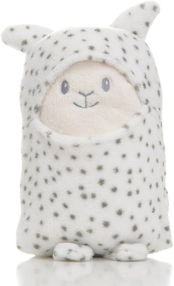 LeerKing Soft Fleece Baby Blanket Kids Travel Blanket & Pillow Set Portable Air Conditioning Child Blanket for Gift - Black Dots