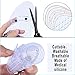 Foot Acupressure Magnetic Massaging Insoles - Massage Insoles Reflexology Plantar Fasciitis Pain Relief Breathable Deodorant Comfort Bamboo Charcoal Silicone Insoles for Men and Women