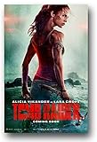 Tomb Raider Poster - 2018 Movie Promo 11 x 17 Alicia Vikander Back