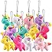 JOYIN 12 Pcs Filled Easter Eggs with Plush Unicorn, Bright Colorful Eggs Prefilled with Variety Plush Unicorn for Kids Toddlers Easter Hunt, Basket Stuffers and Party Favors