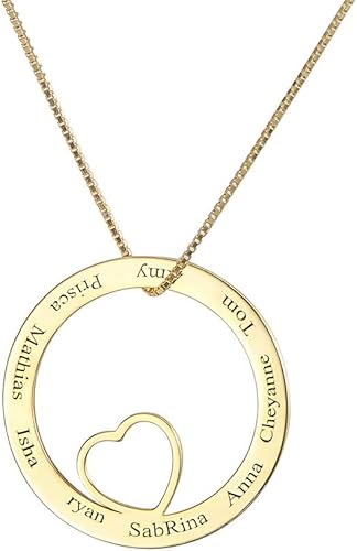 children's name necklace for mother