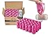 EXPAWLORER Pink Dog Poop Bags Degradable Leak-Proof Pet Waste Bag includes Dispenser 24 Rolls / 480 Count