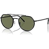 Ray-Ban RB3765 Rounded Hexagonal Sunglasses for Men for Women +BUNDLE with ACCESSORY EYEWEAR KIT