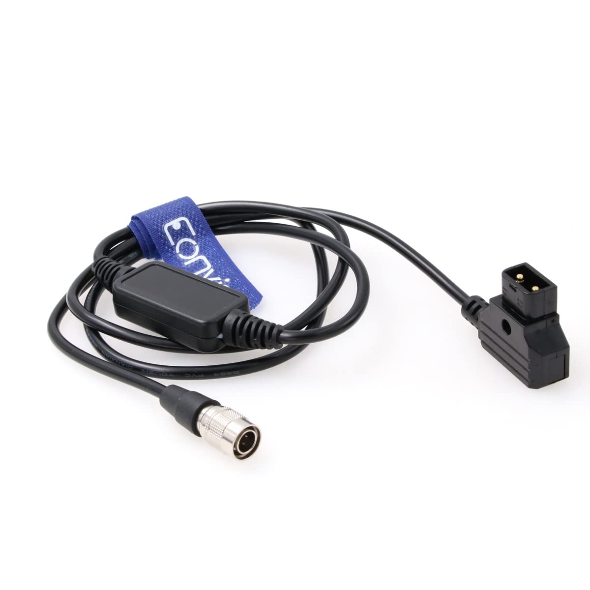 Eonvic D-TAP to Hirose 4 Pin Male Voltage Regulated 12V Power Cable for Zoom F8 Sound Devices 633/644/688