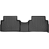 SMARTLINER Custom Fit All Weather 2nd Row Floor Mat Liners Compatible with 2021-2023 Hyundai Santa Fe