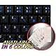 HEBREW KEYBOARD DECALS ON TRANSPARENT BACKGROUND WITH BLUE, BLACK, GREEN, RED, WHITE OR YELLOW LETTERING (Green)