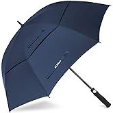 ACEIken Golf Umbrella Large 58/62/68 Inch Automatic Open Golf Umbrella Extra Large Oversize Double Canopy Vented Umbrella Windproof Waterproof for Men and Women