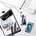 GMYLE iPhone 7 Case, iPhone 8 Case, [Black Water Marble] Slim Glossy Hard Cover Case - Ultra Low Profile