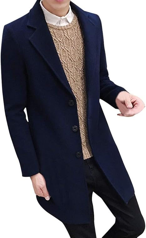 Amazon Co Jp メンズ クラシック ソリッド フォーマル シングルブレスト フィギュア オーバーコート コート メンズ ロングウールジャケット アウター ピーコート 2xl ブラック ホーム キッチン Amazon Co Jp メンズ クラシック ソリッド フォーマル シングルブレスト フィギュア オーバーコート コート メンズ ロングウールジャケット アウター ピーコート 2xl ブラック ホーム キッチン