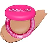 Doll 10 Peptide Bounce Balm Foundation™ – Hydrating, Age-Defying Foundation for Older Women, All Skin Types – Vegan, Clean, Natural, Medium Buildable Coverage, Blurs Fine Lines - [Light/Medium]