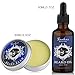 Beard Kit & luxury Beard Grooming Kit For Man 6 Pcs -Unscented Beard Oil Leave-in Conditioner,Beard Balm, Beard Comb,Beard Brush,Beard Scissors,Beard Shaping templat,Beard Growth & Shaping Gift set